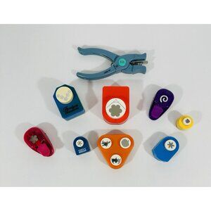 Paper Punches Card Making Scrapbook Confetti Snowflake Halloween Fish Swirl